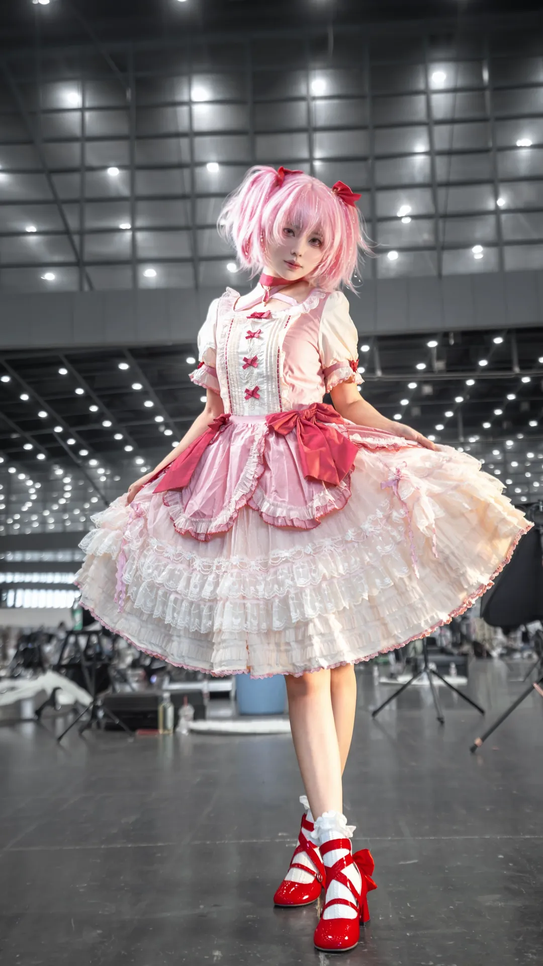 【鹿目圆cos】魔法少女小圆的粉色温柔瞬间