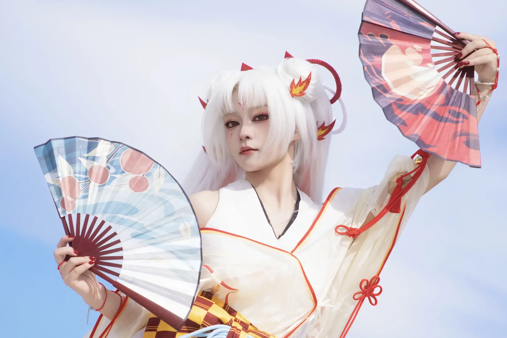 【不知火cos】阴阳师阿离的晴空之下，火蝶乘风起舞 - 第 3 张
