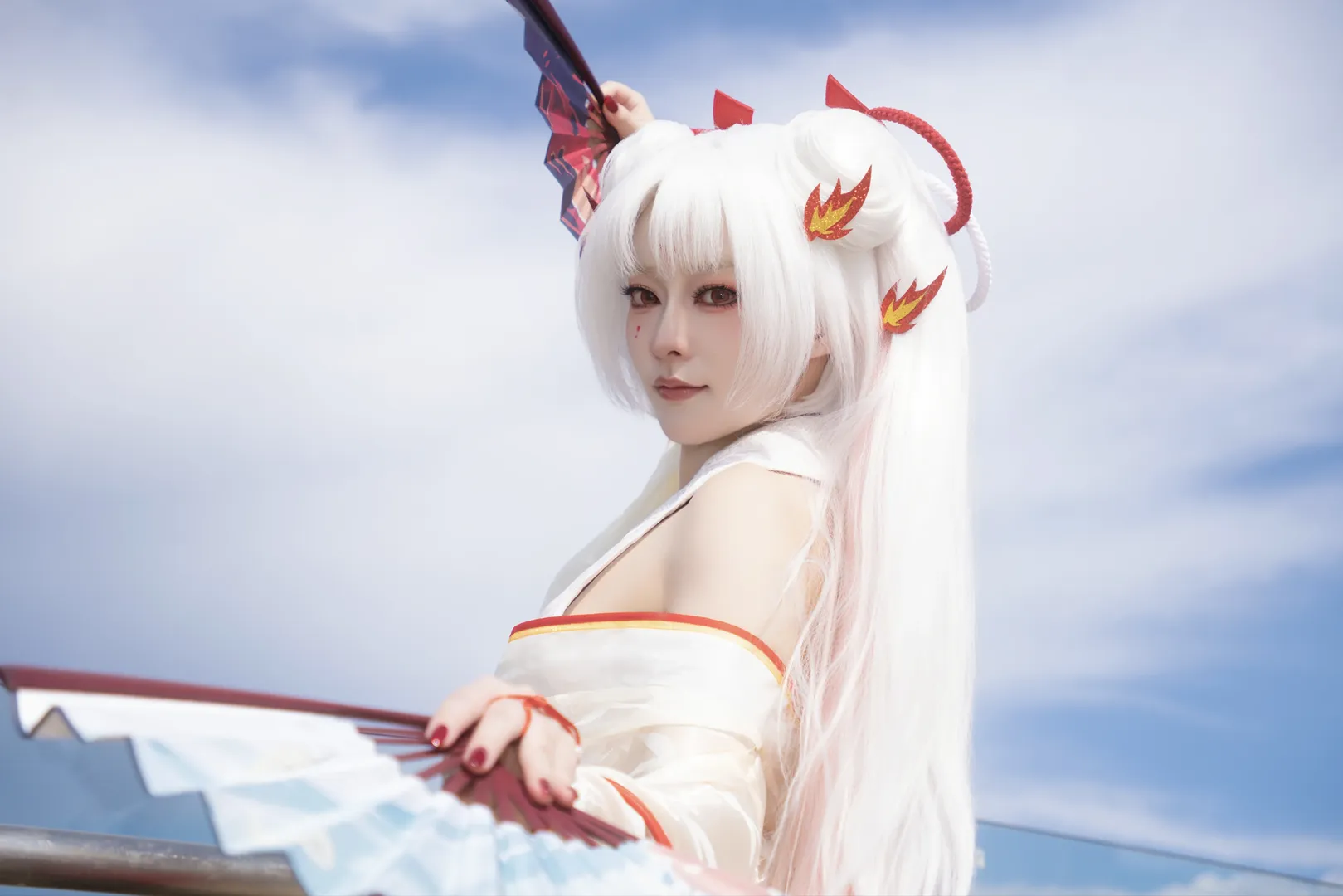 【不知火cos】阴阳师阿离的晴空之下，火蝶乘风起舞 - 第 5 张
