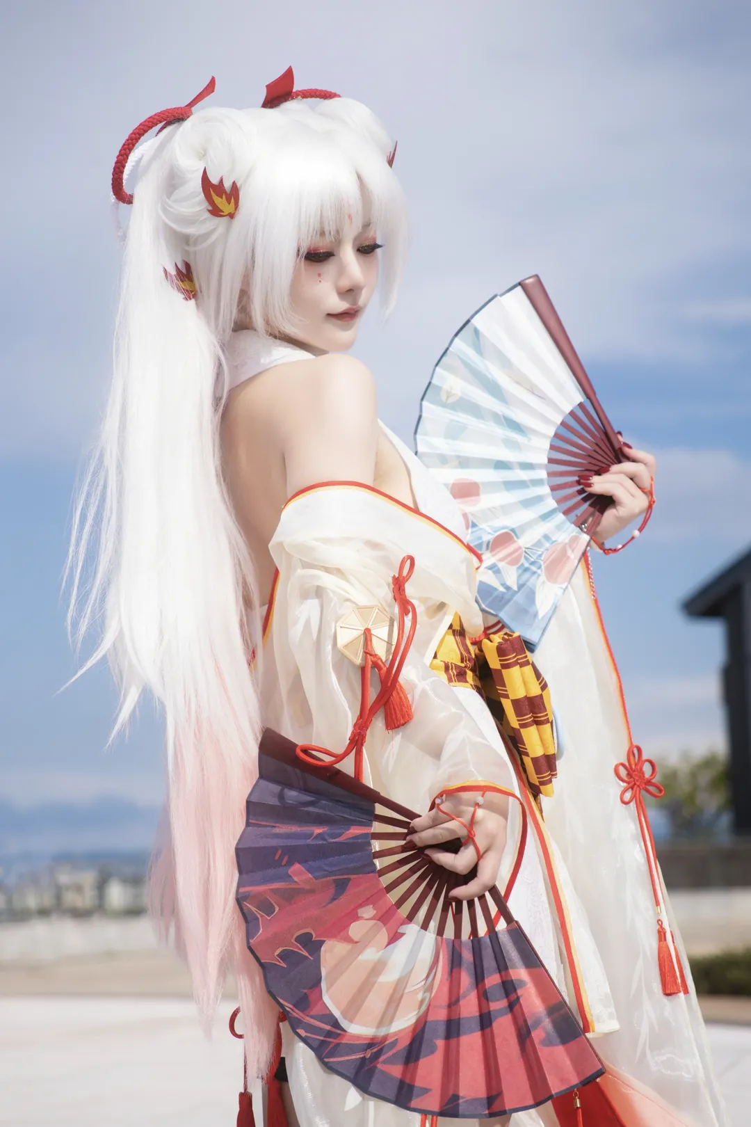 【不知火cos】阴阳师阿离的晴空之下，火蝶乘风起舞 - 第 6 张