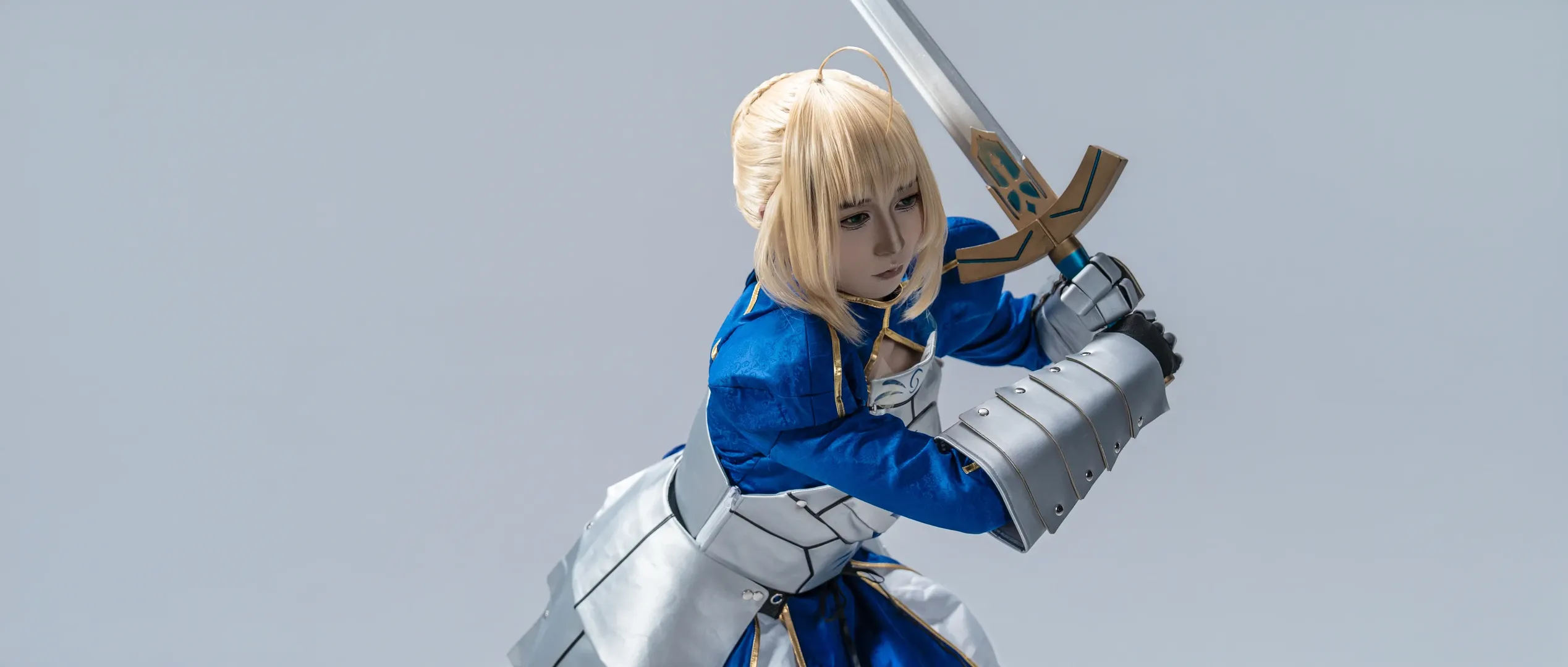 【阿尔托莉雅cos】Fate/Grand Order中的骑士王，圣剑在手的拍摄感想 - 第 3 张