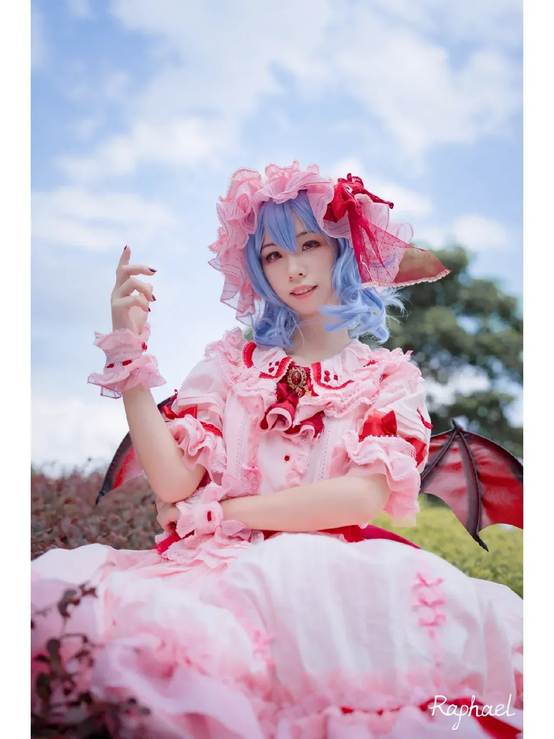 【蕾米莉亚cos】红魔馆的吸血鬼，粉色系恶魔的漫展现场 - 第 4 张
