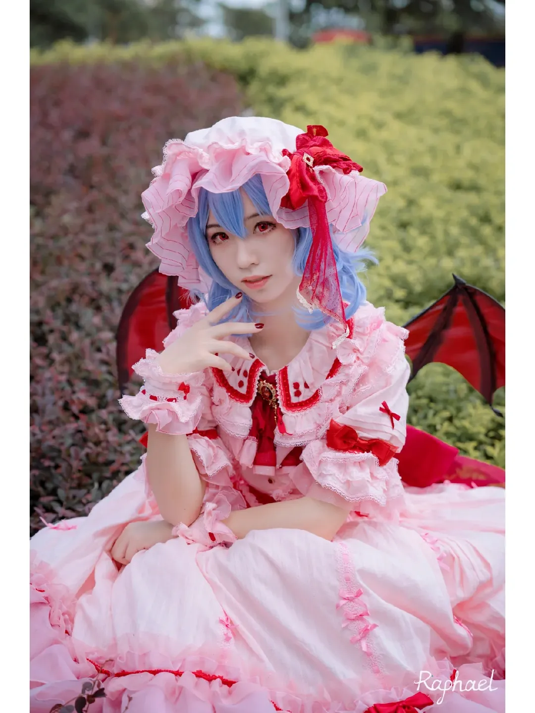 【蕾米莉亚cos】红魔馆的吸血鬼，粉色系恶魔的漫展现场 - 第 5 张
