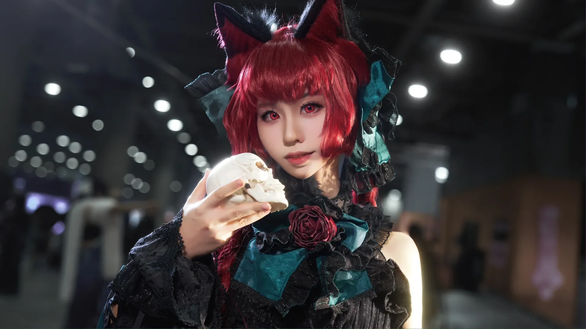 【火焔猫燐コスプレ】東方Projectイベント写真 Day 1、ダーク系ゴシック風が最高にハマる - 1 枚目