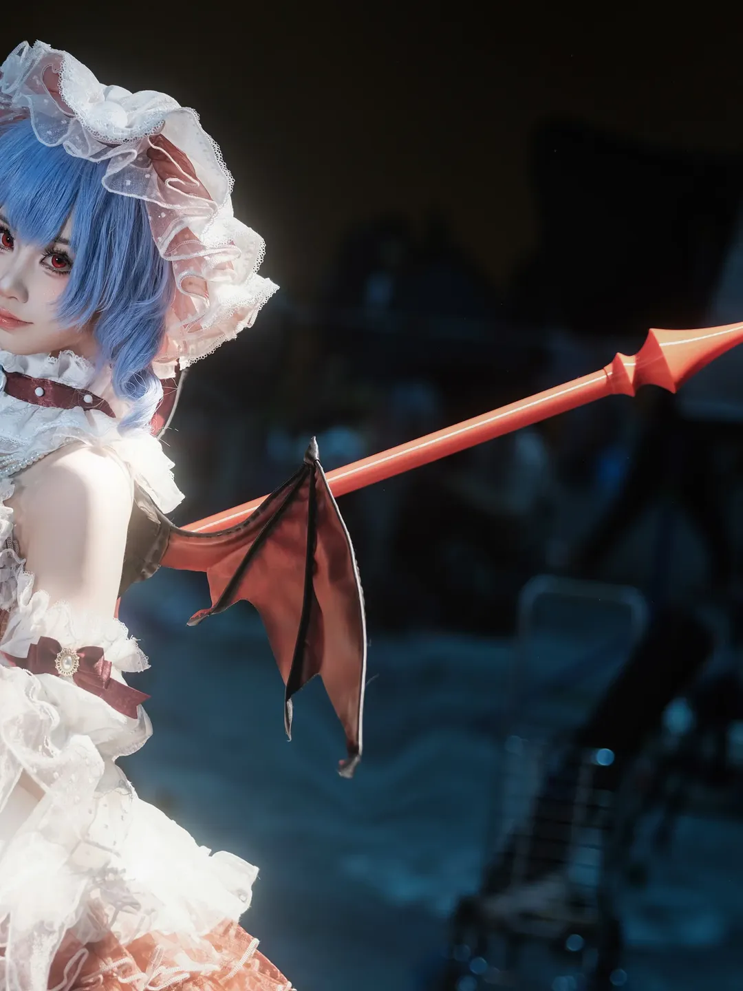 【蕾米莉亚cos】东方project威严馆主，红魔馆的夜色魅影