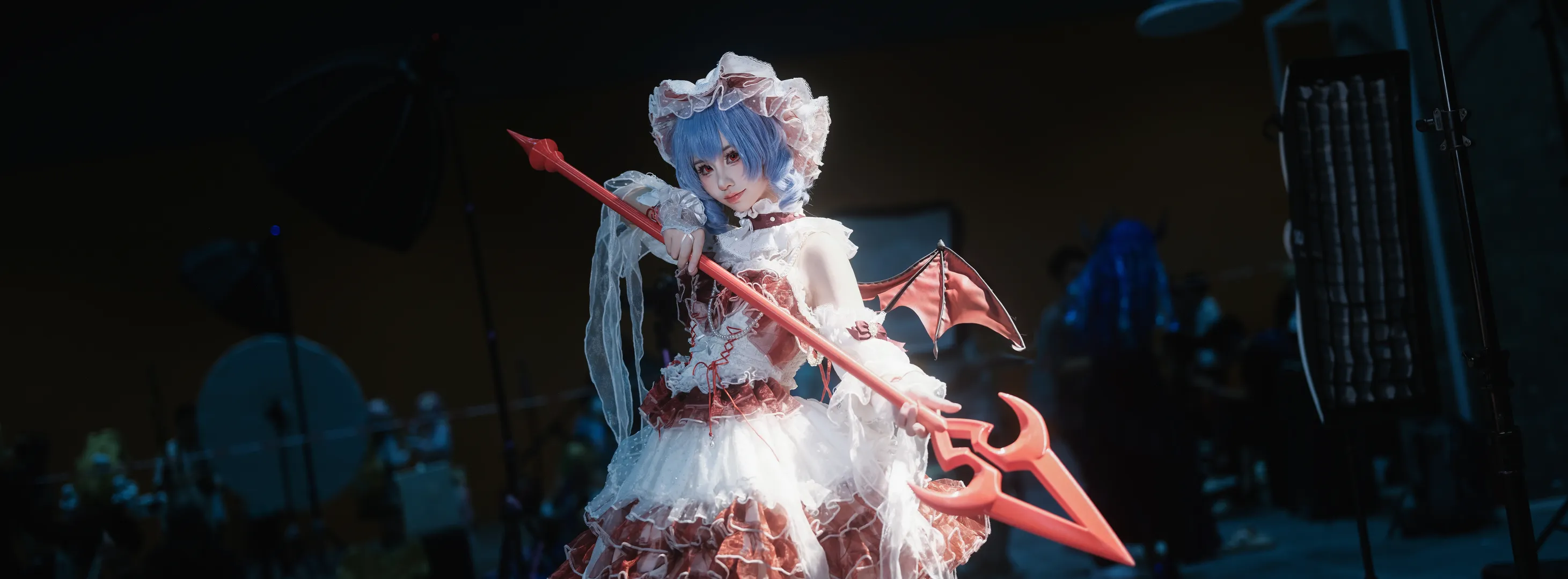 【蕾米莉亞cos】東方project威嚴館主，紅魔館的夜色魅影 - 第 4 張