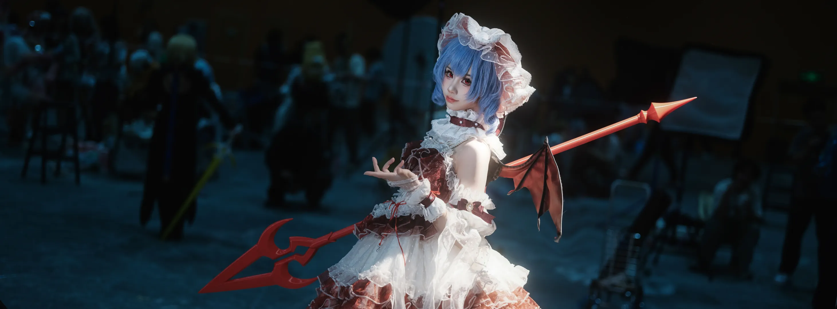 【蕾米莉亞cos】東方project威嚴館主，紅魔館的夜色魅影 - 第 5 張