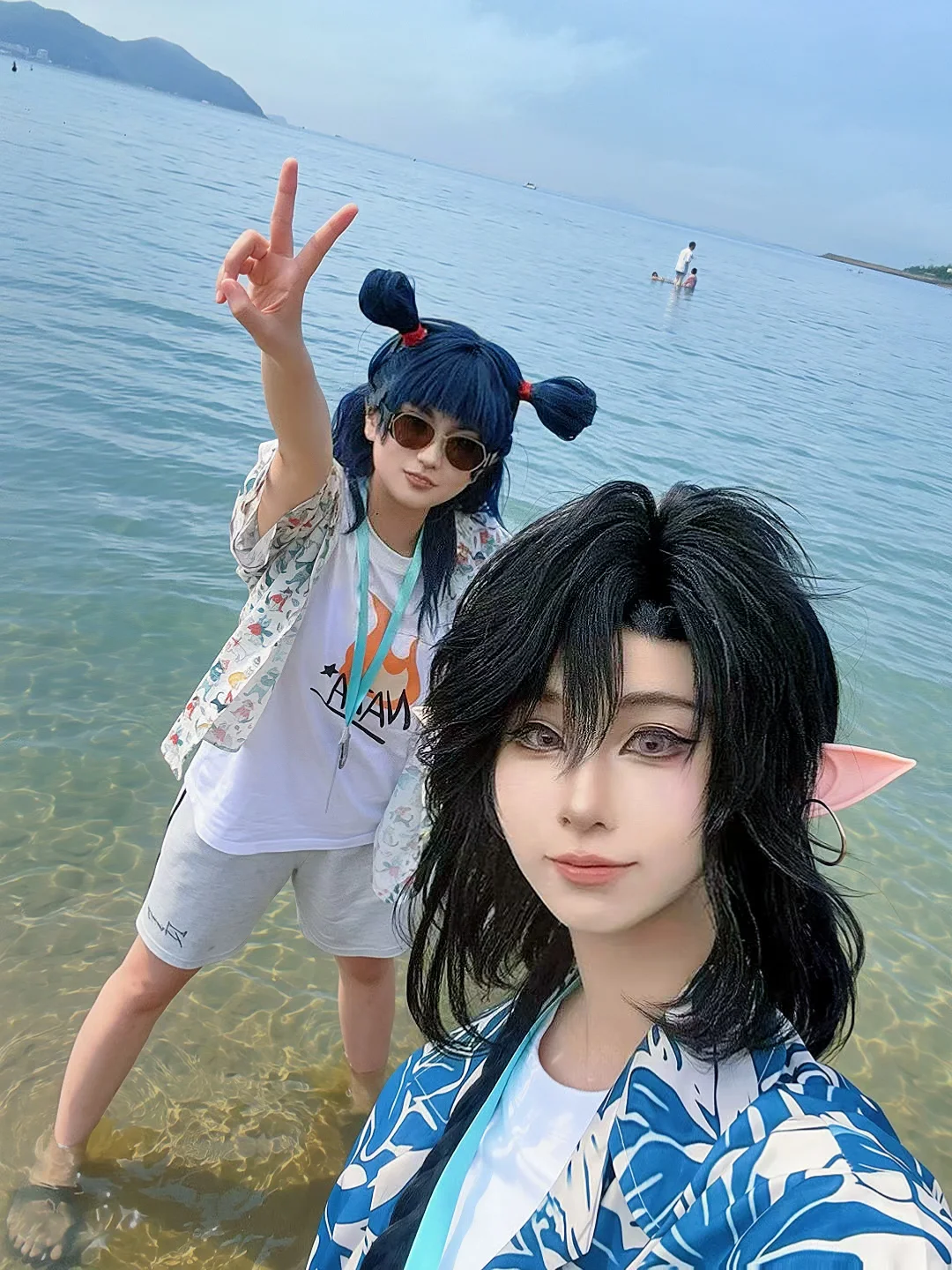 [Xuan Li cosplay] Seaside Summer in The Legend of Hei 2: Heading into the Sea with Nezha