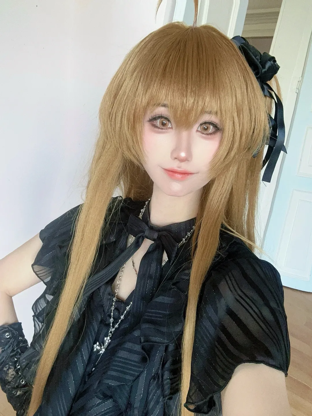 【龙族夏弥cos】广州only自搭黑色礼服款 - 第 1 张