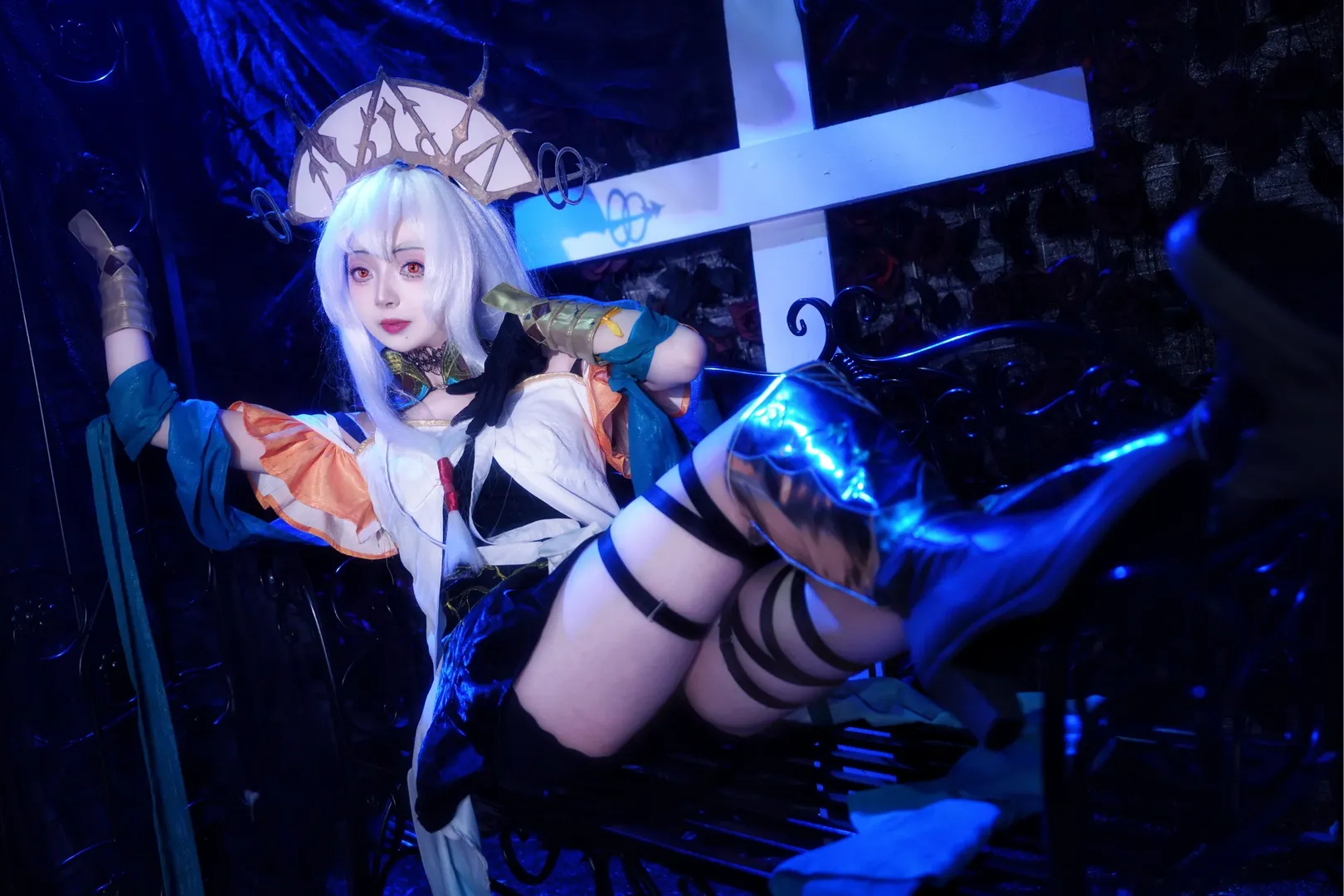 【浊心斯卡蒂cos】明日方舟，深海猎人的异色降临