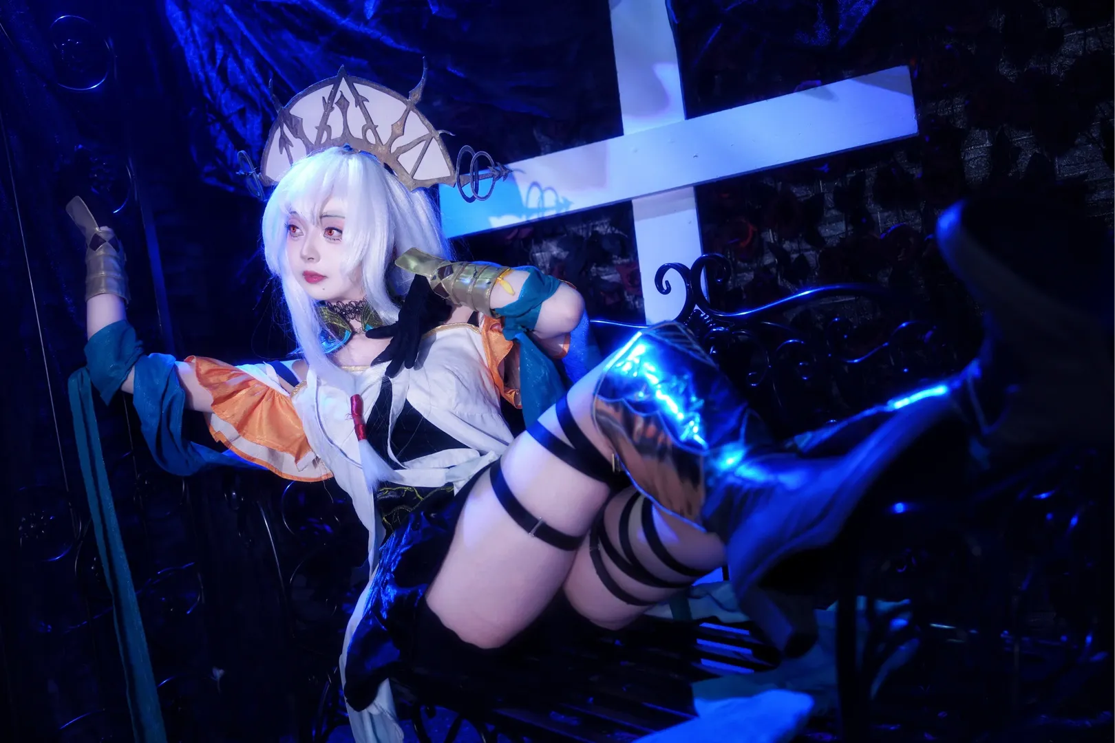 【浊心斯卡蒂cos】明日方舟，深海猎人的异色降临 - 第 8 张