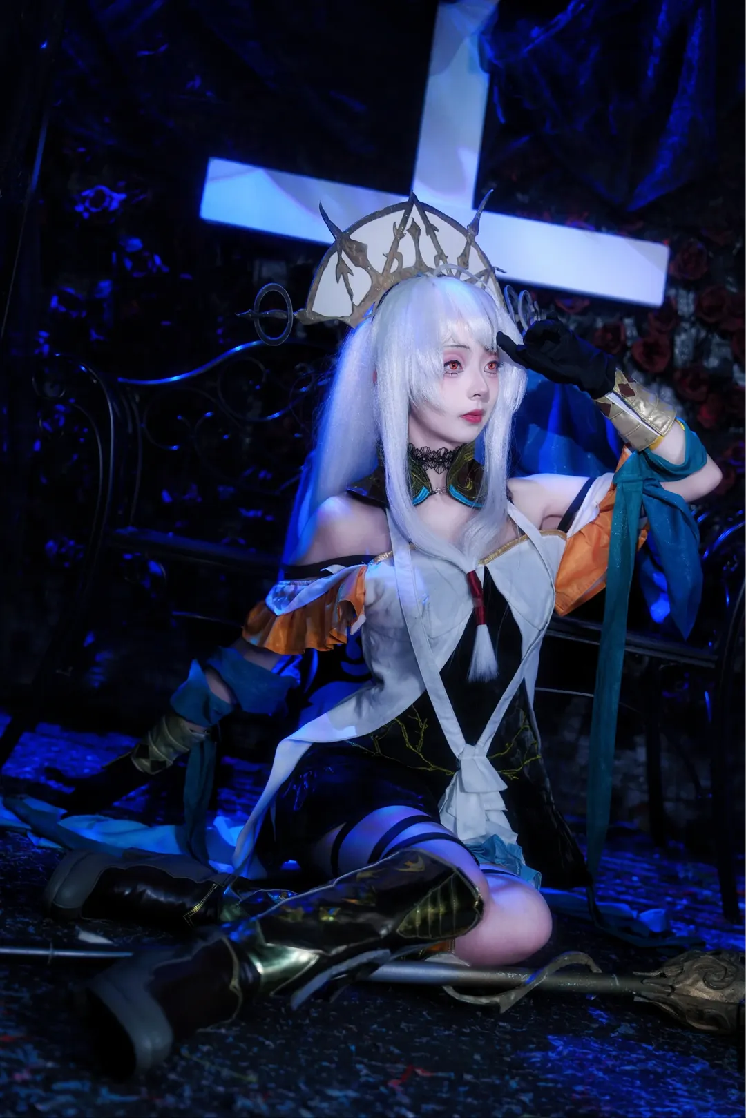 【浊心斯卡蒂cos】明日方舟，深海猎人的异色降临 - 第 9 张