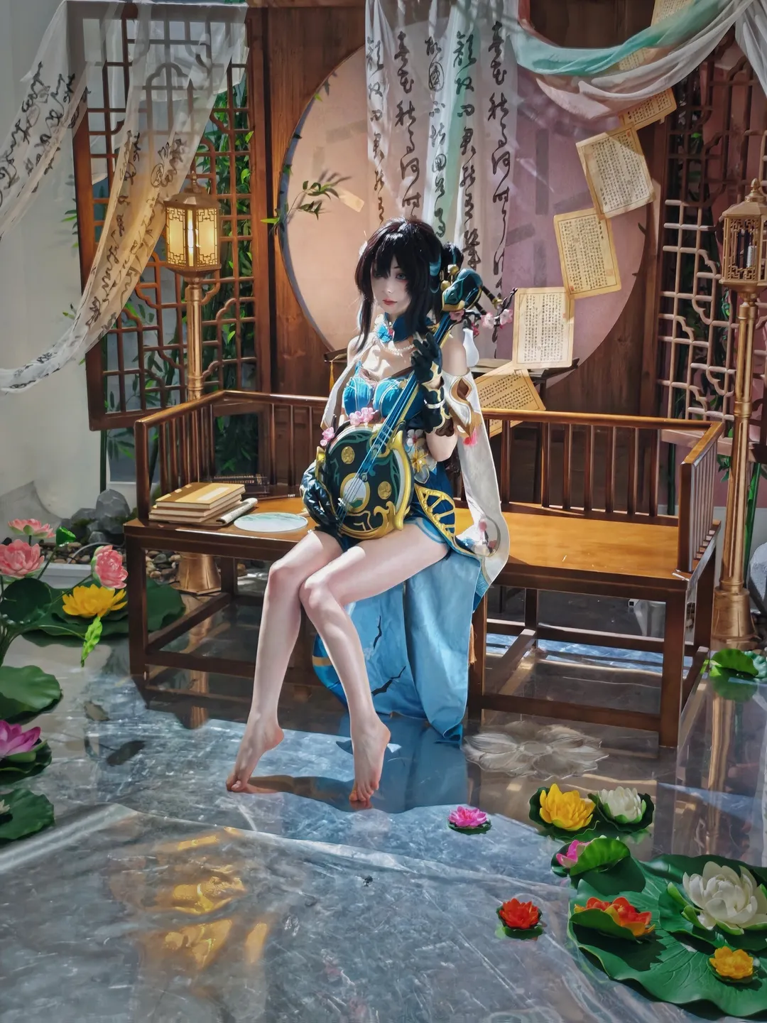 【阮梅cos】崩坏星穹铁道的仙舟韵味，手机随拍的静谧时光