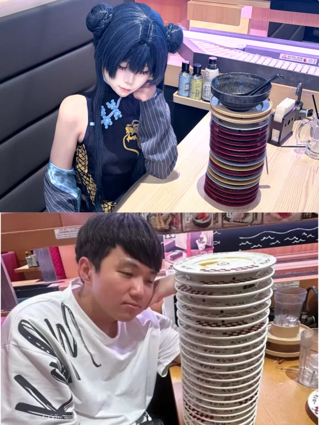 【妃咲cos】蔚蓝档案的寿司挑战，今日份食量超标