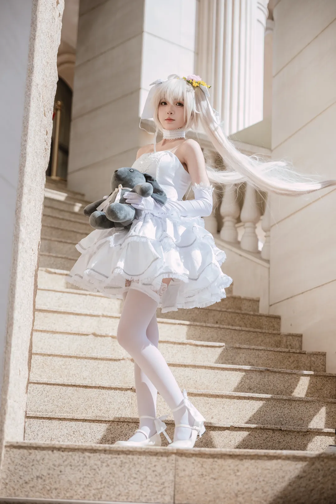 【春日野穹cos】純白花嫁的定妝，囤了幾周的片終於發了 - 第 12 張