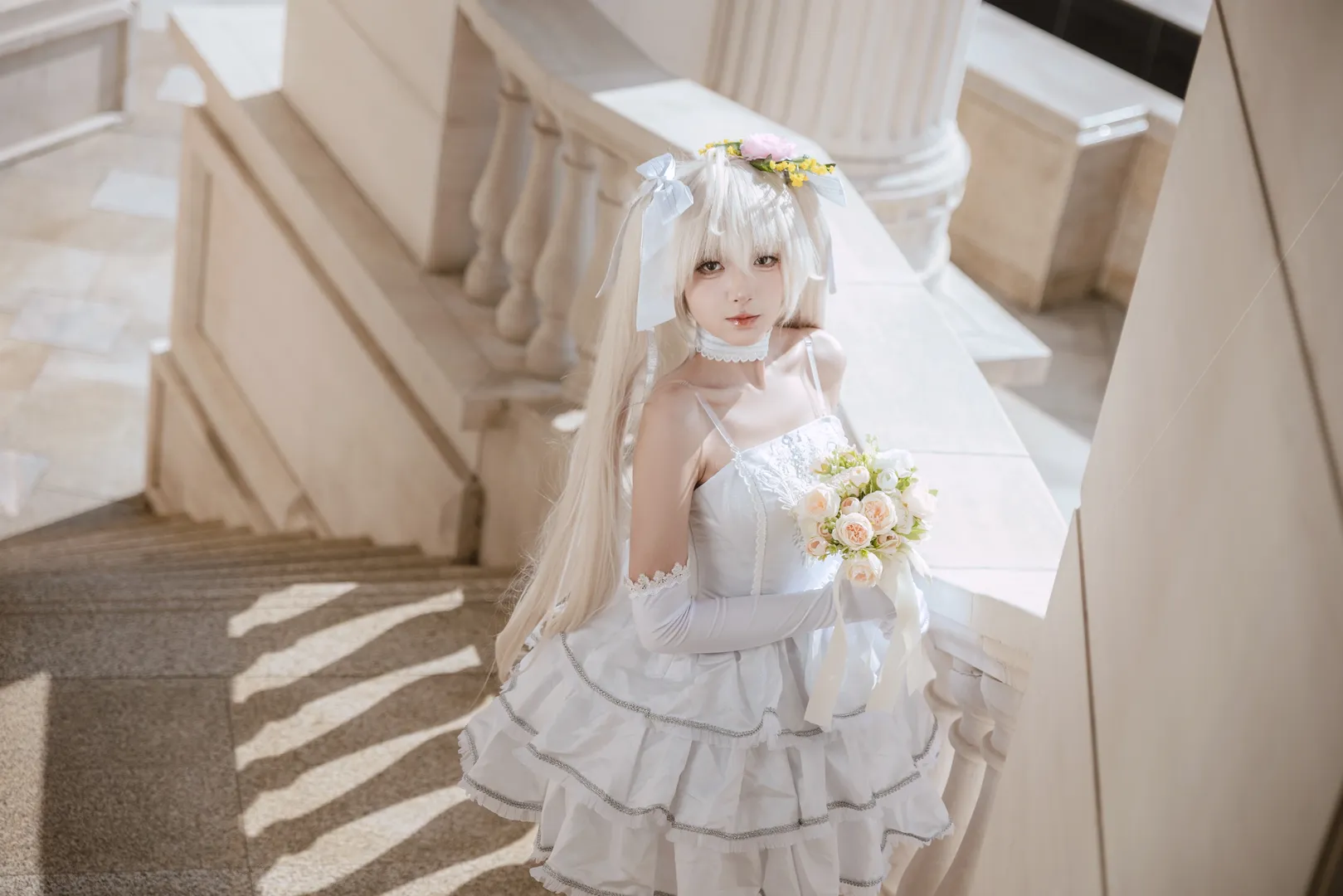 【春日野穹cos】純白花嫁的定妝，囤了幾周的片終於發了 - 第 13 張