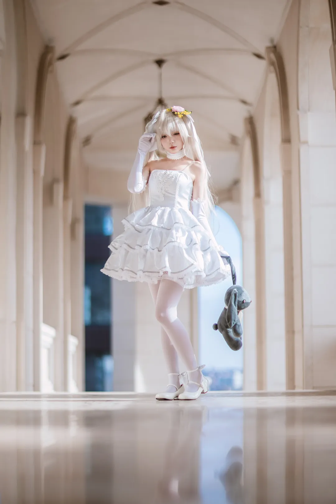 【春日野穹cos】純白花嫁的定妝，囤了幾周的片終於發了 - 第 2 張