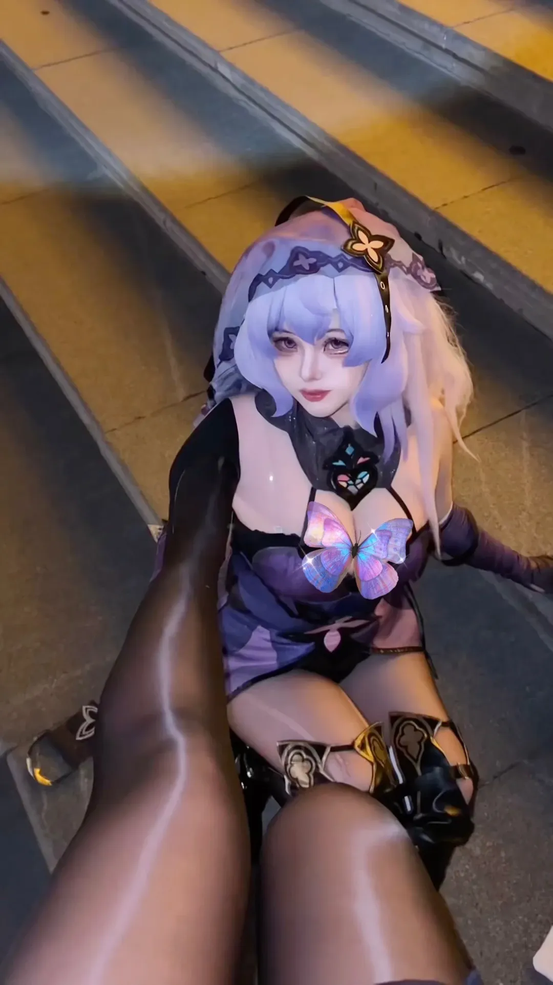 【ブラックスワンコスプレ作品シェア】崩壊：スターレイルに佇む夜の独白 - 2 枚目