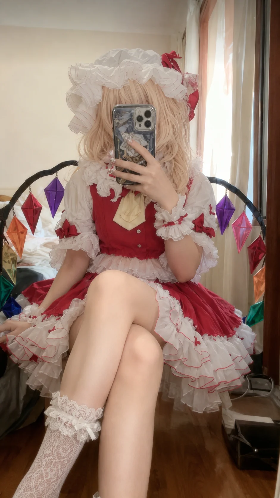 【芙兰朵露cos】东方project幻想乡红魔馆的日常随拍