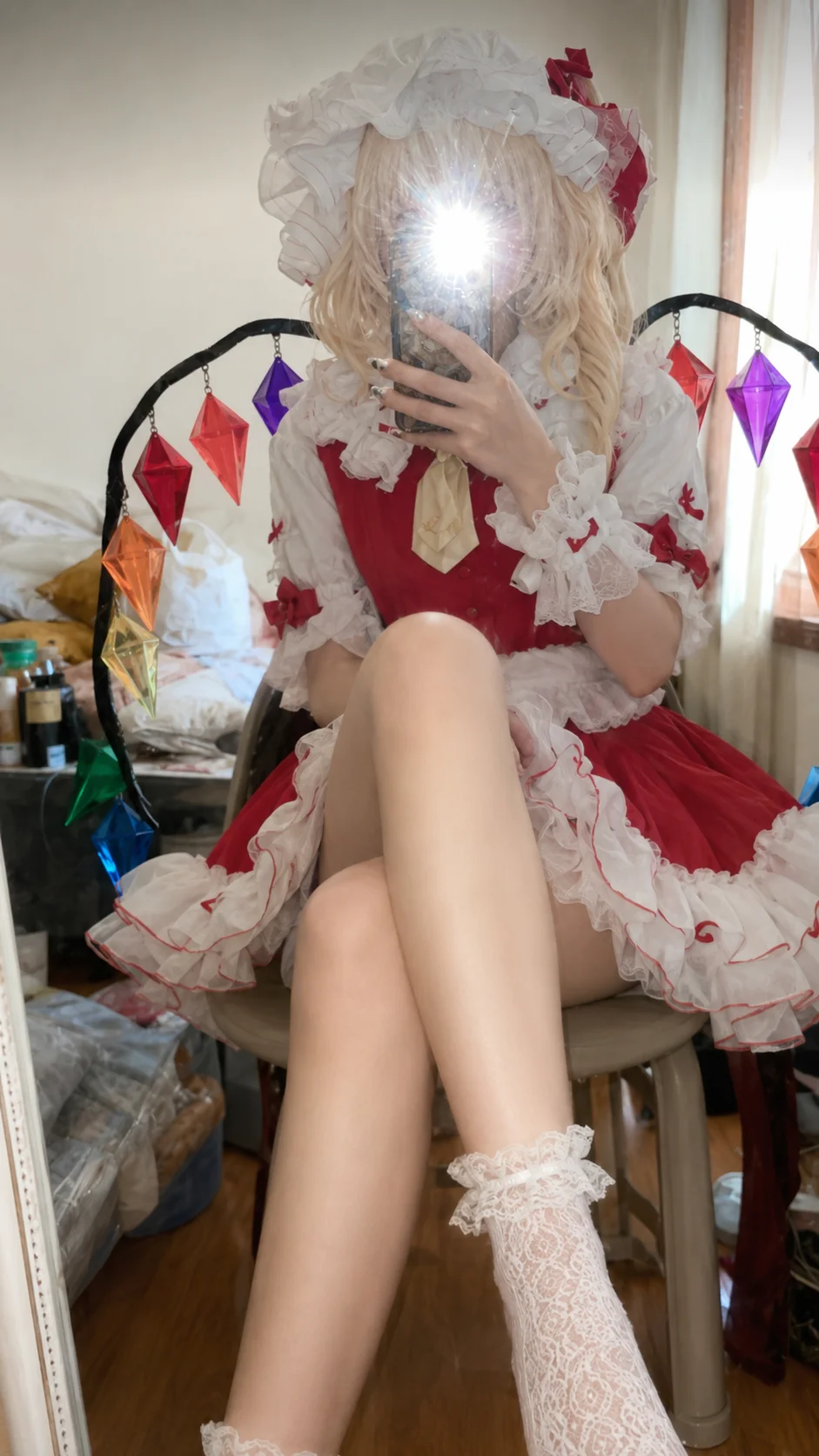 [Flandre Scarlet Cosplay] Casual Snapshots of Scarlet Devil Mansion Daily Life in Touhou Project Gensokyo - Image 2