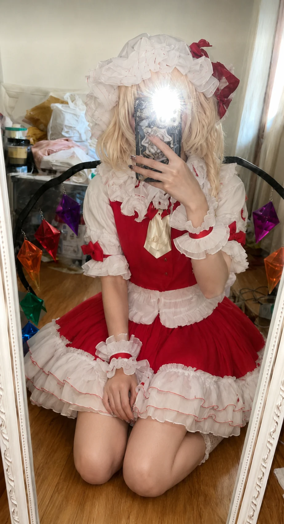 [Flandre Scarlet Cosplay] Casual Snapshots of Scarlet Devil Mansion Daily Life in Touhou Project Gensokyo - Image 3