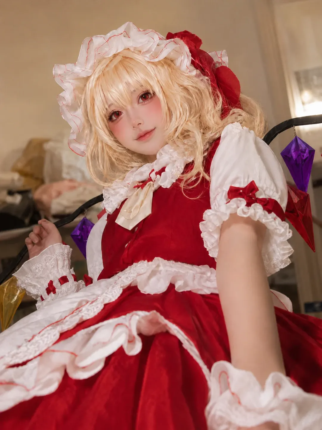 [Flandre Scarlet Cosplay] Casual Snapshots of Scarlet Devil Mansion Daily Life in Touhou Project Gensokyo - Image 4