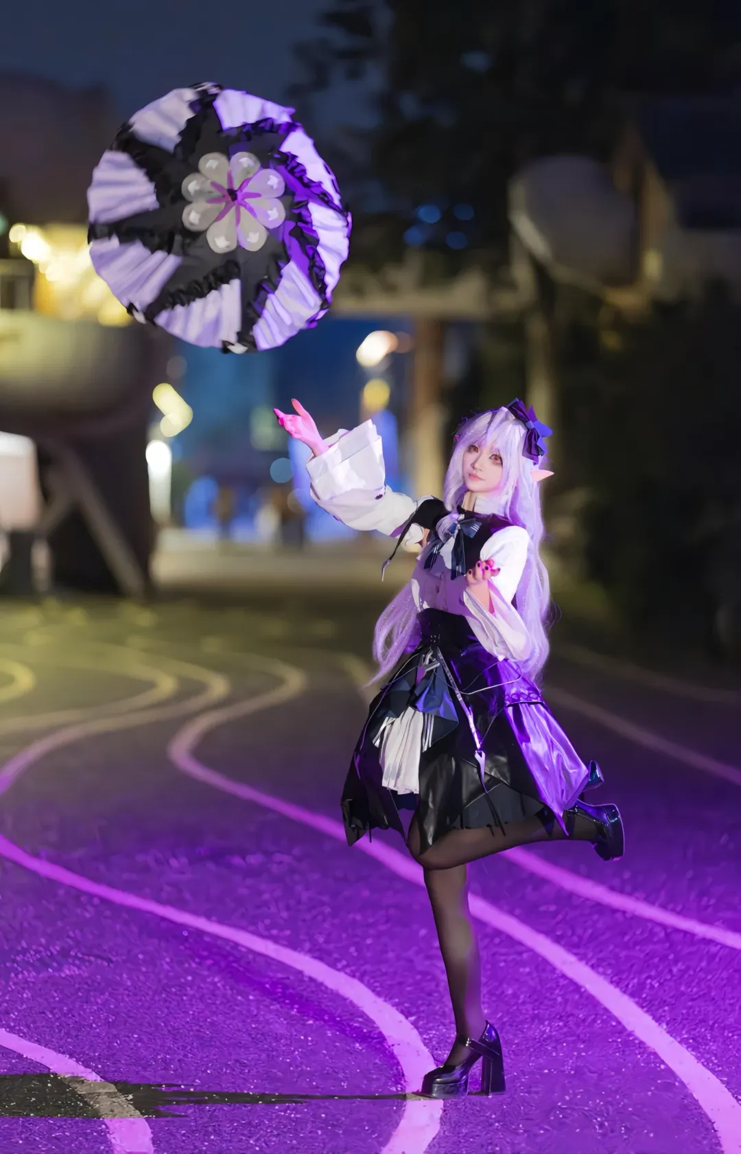 【薇薇安cos】绝区零夜场反重力瞬间