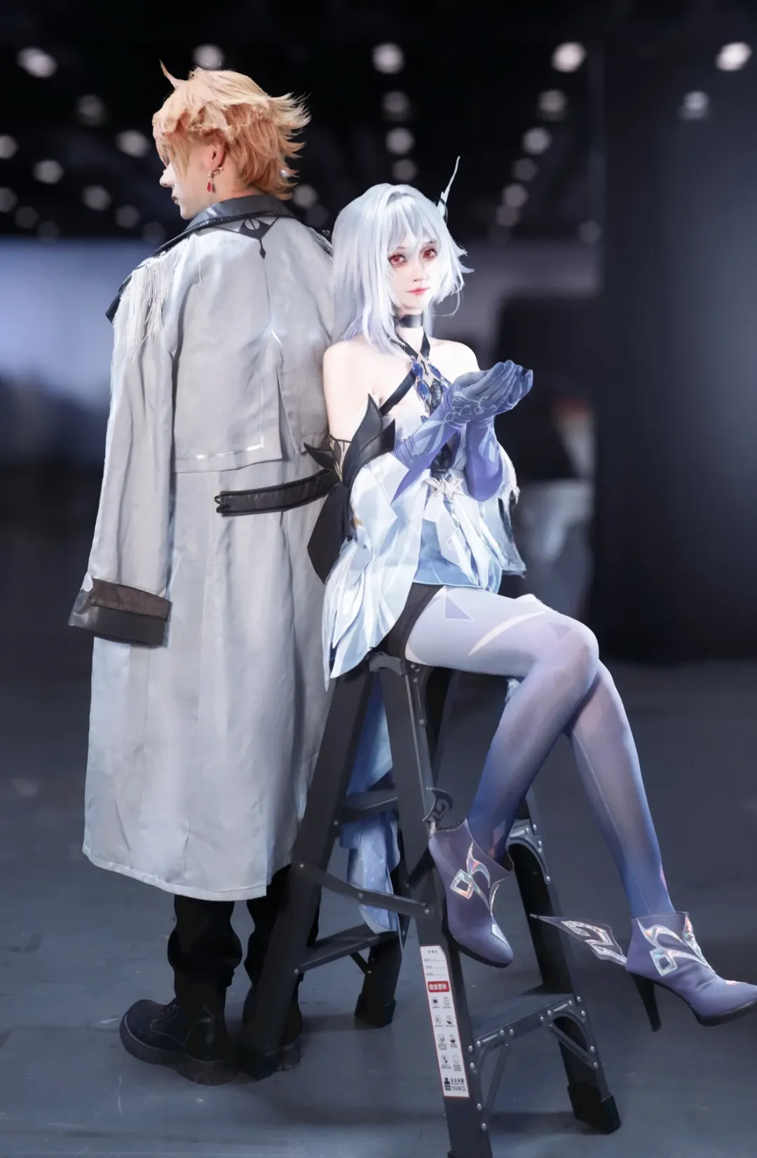 【丝柯克cos】原神师徒组同框，凛冽气场与默契羁绊