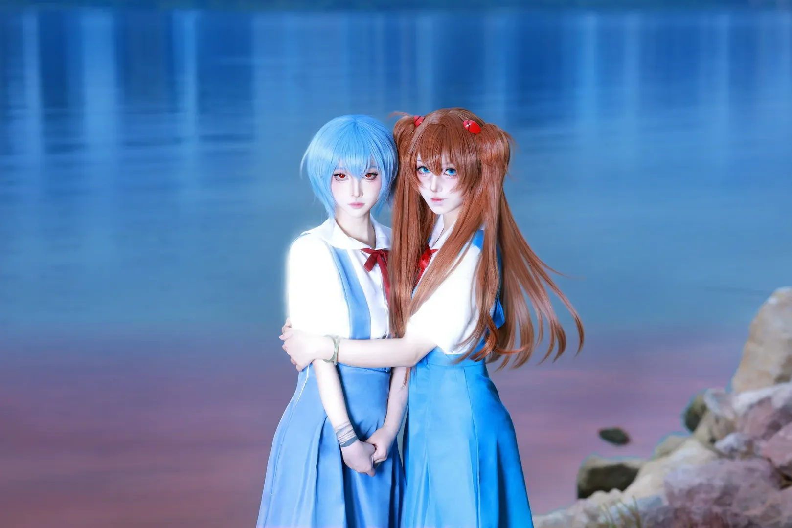【綾波麗cos】新世紀福音戰士水岸邊的擁抱 - 第 3 張