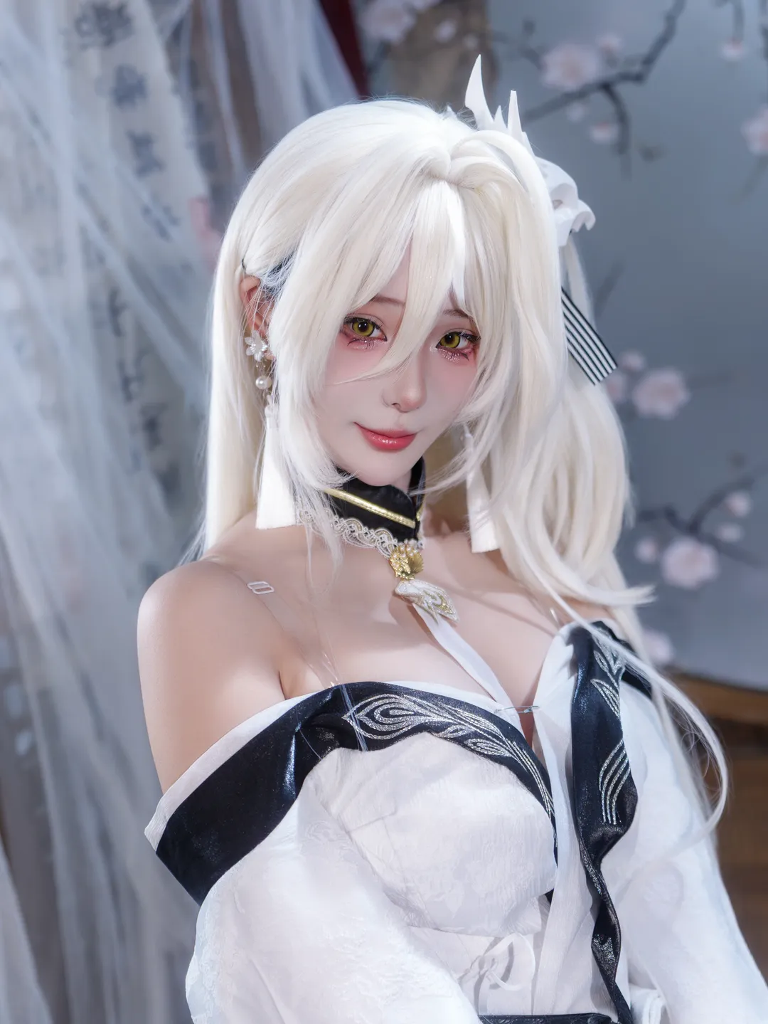 【白凤cos】碧蓝航线里的和风少女，执扇而立的瞬间
