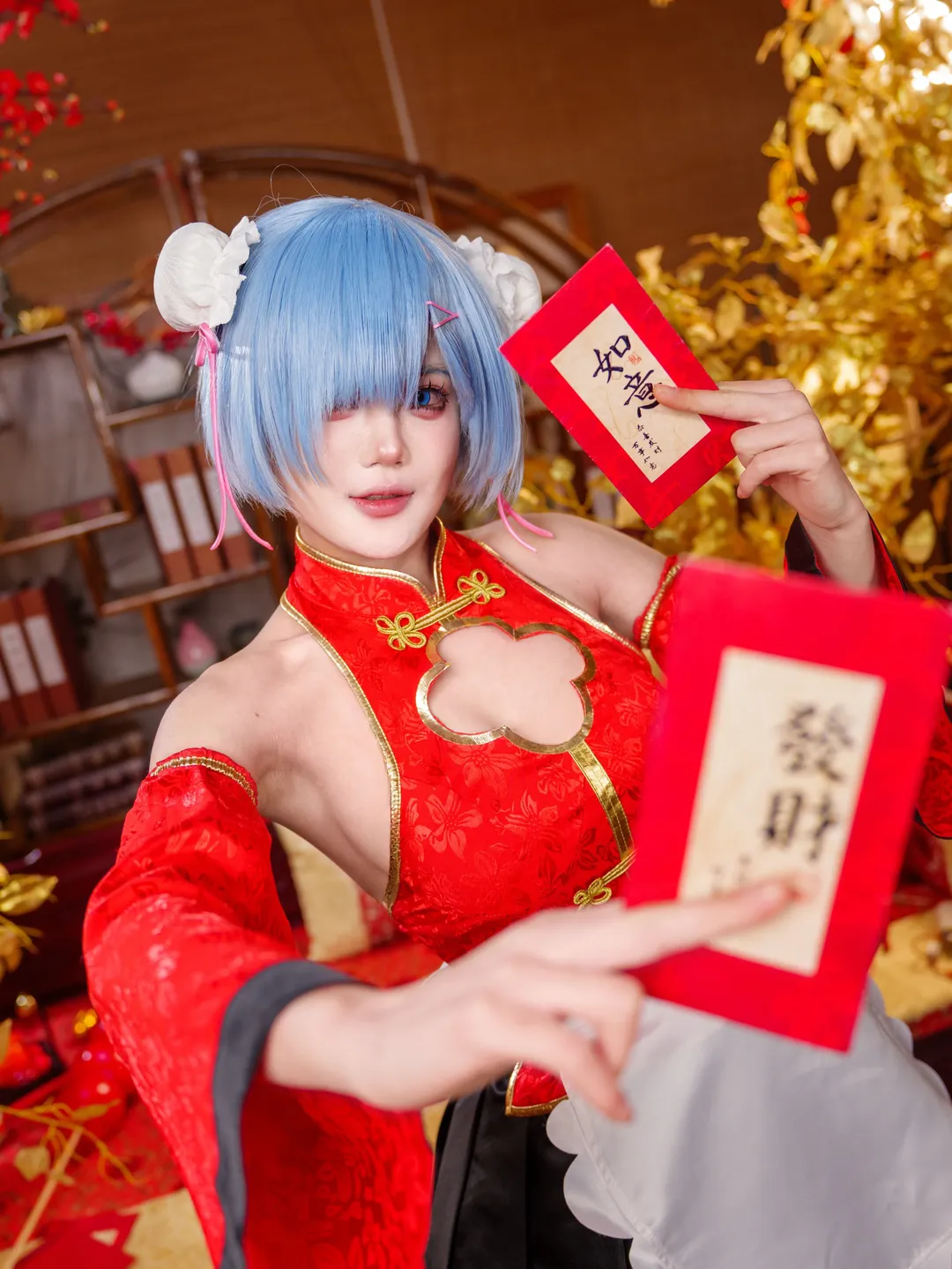【蕾姆cos】从零开始的异世界生活新春贺图 - 第 1 张