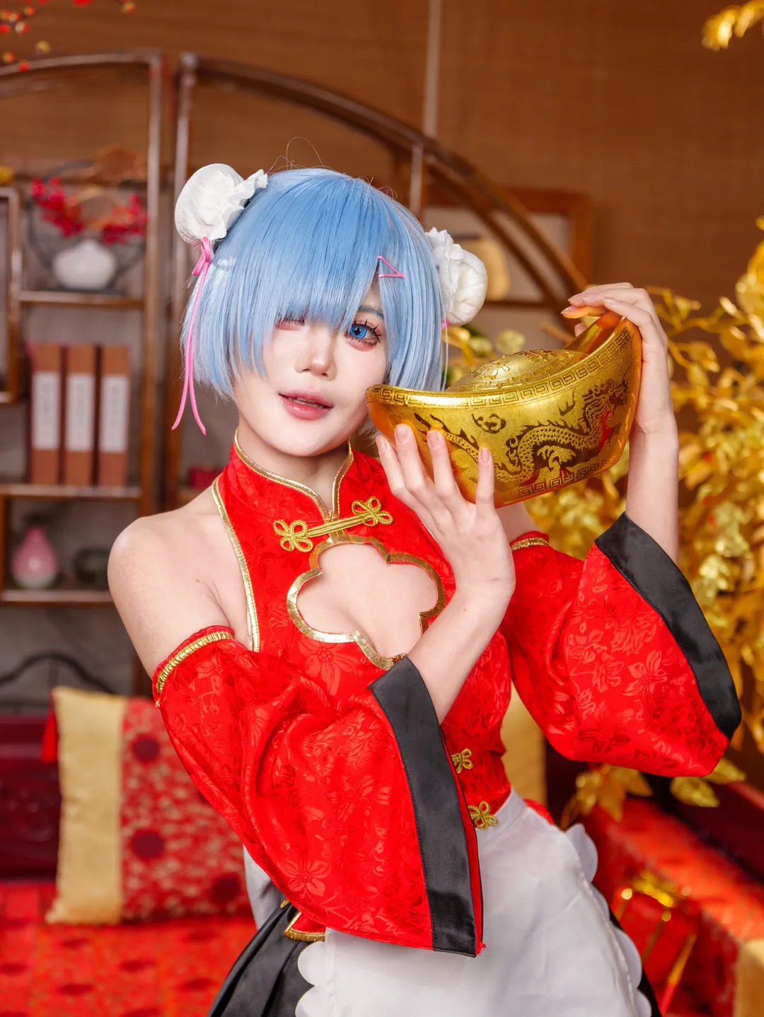 【蕾姆cos】从零开始的异世界生活新春贺图 - 第 2 张