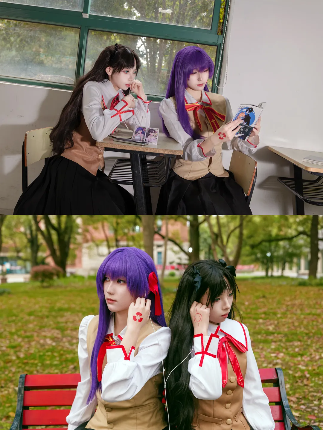[Tohsaka Rin cosplay & Sakura Matou cosplay] Gentle Everyday Life in Fate's School - Image 3