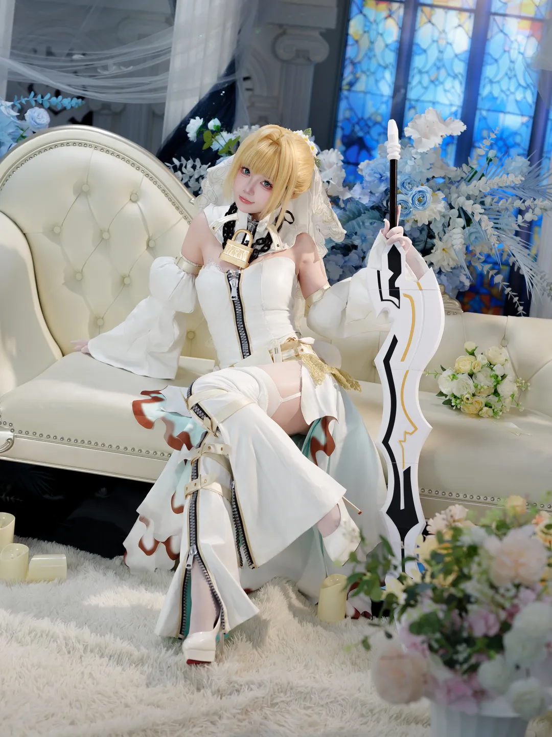 【花嫁尼禄cos】FGO的纯白童话，这把大剑能守护你的童心吗