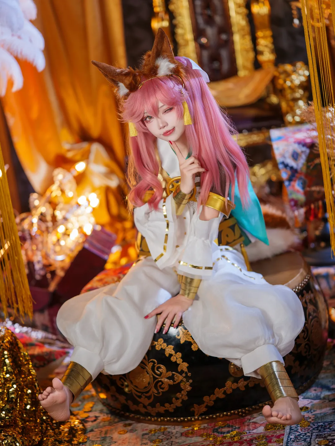 【玉藻前cos】神话礼装下的温柔与狡黠