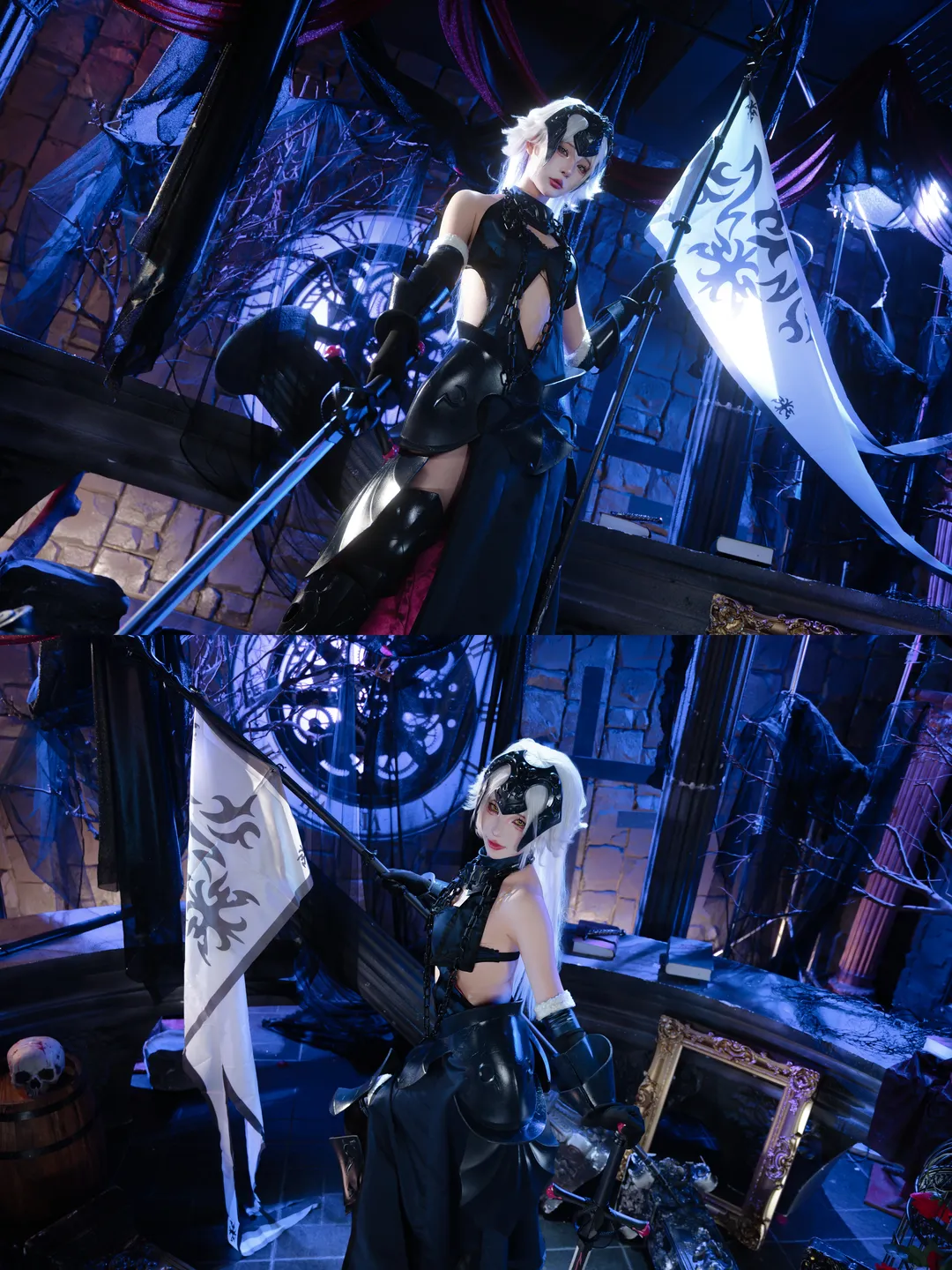【黑贞德cos】命运-冠位指定，黑教堂里的孤傲龙之魔女 - 第 3 张