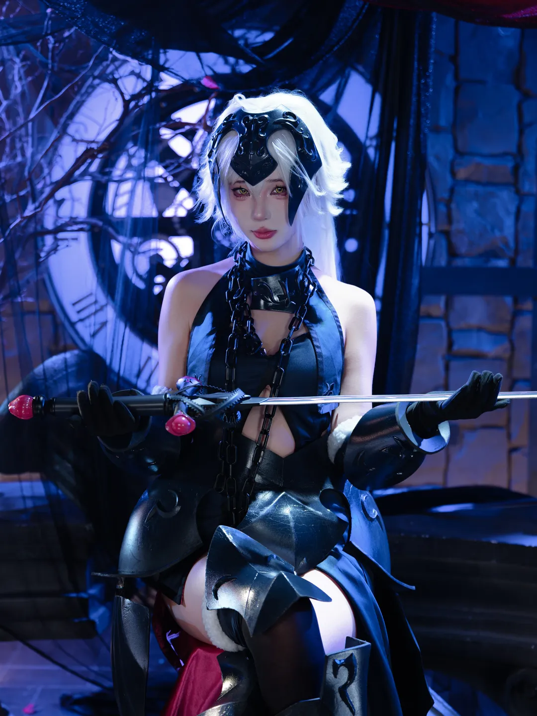 【黑贞德cos】命运-冠位指定，黑教堂里的孤傲龙之魔女 - 第 4 张