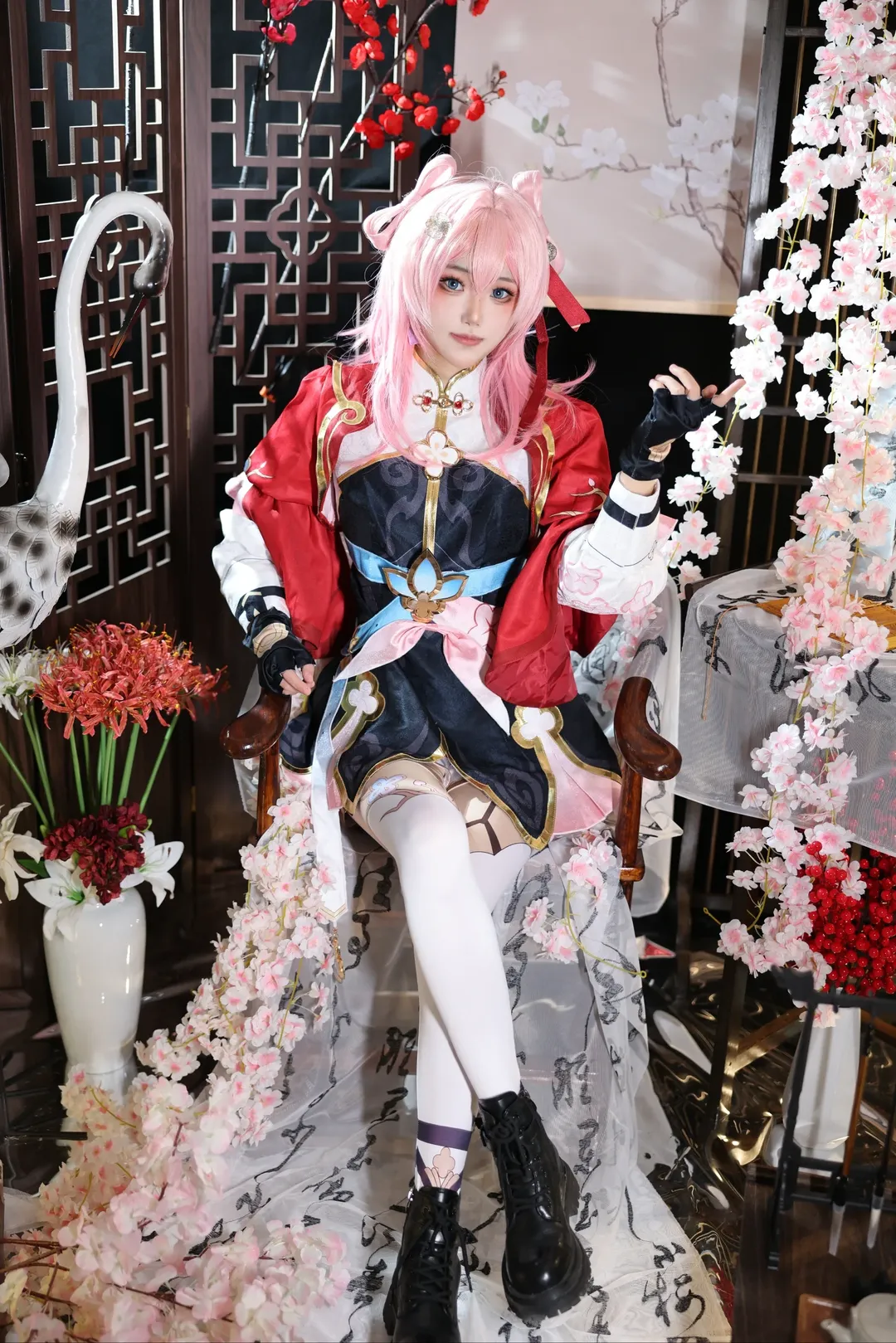 【三月七cos】崩坏星穹铁道仙舟造型，这就来和小三月过两招