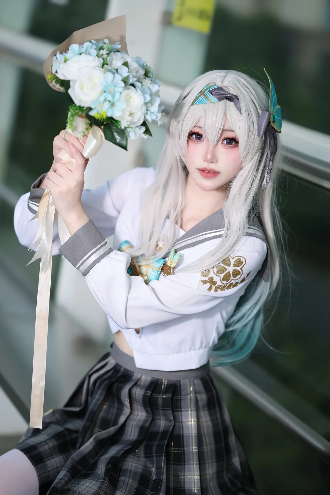 【ホタル コスプレ】『崩壊：スターレイル』春の贈り物、ホームの片隅に留まる光と影 - 2 枚目