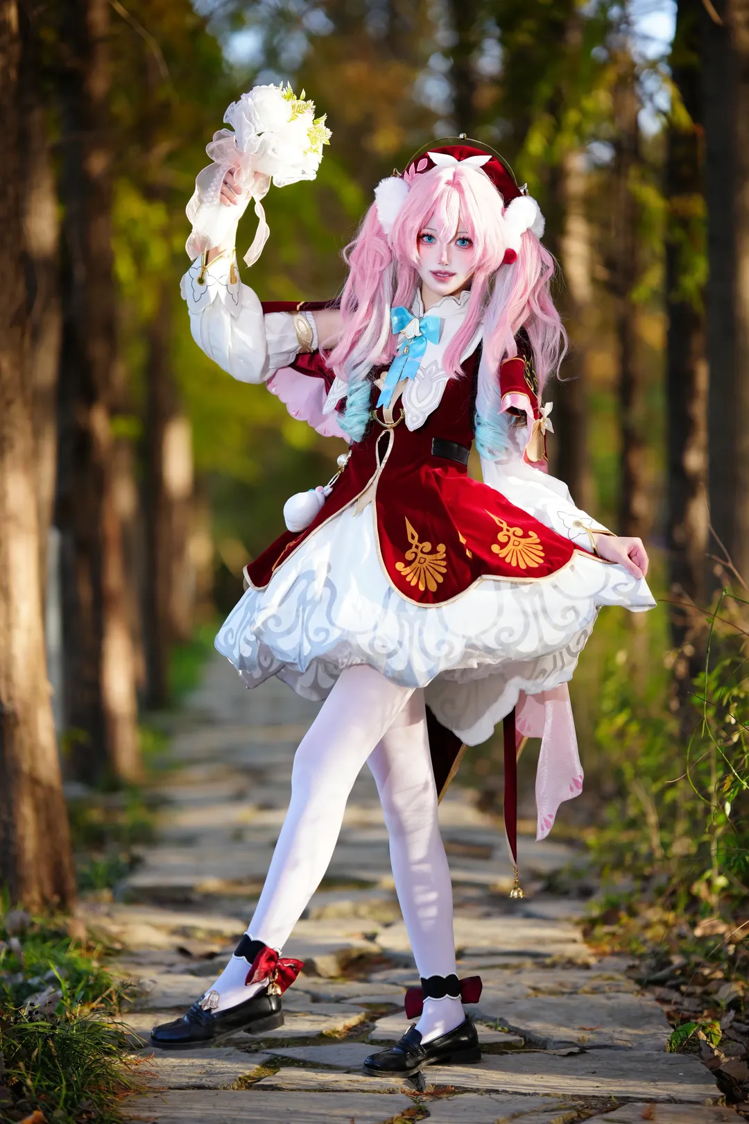 【风堇cos】在崩坏星穹铁道的林间小路上拾起花束 - 第 2 张