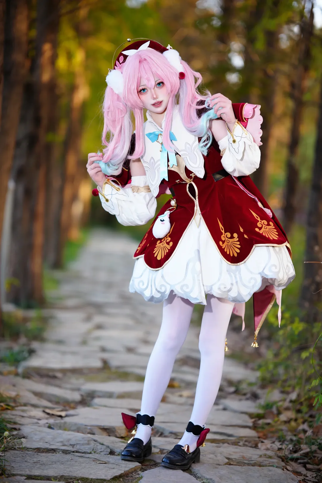 【风堇cos】在崩坏星穹铁道的林间小路上拾起花束 - 第 4 张