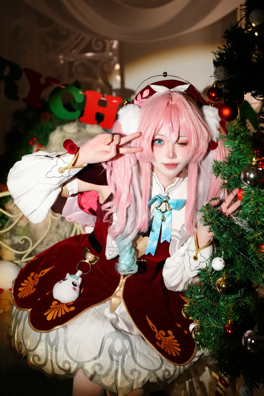 【风堇cos】崩坏星穹铁道的圣诞冬日童话 - 第 1 张