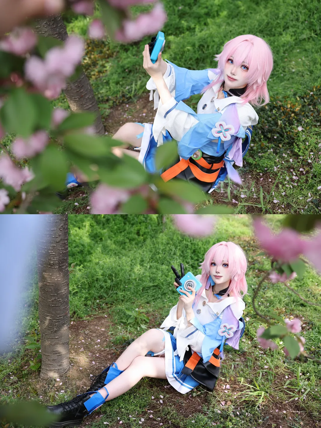 【三月なのか コスプレ】桜の木の下で切り取る春の瞬間、『崩壊：スターレイル』巡礼の旅 - 5 枚目