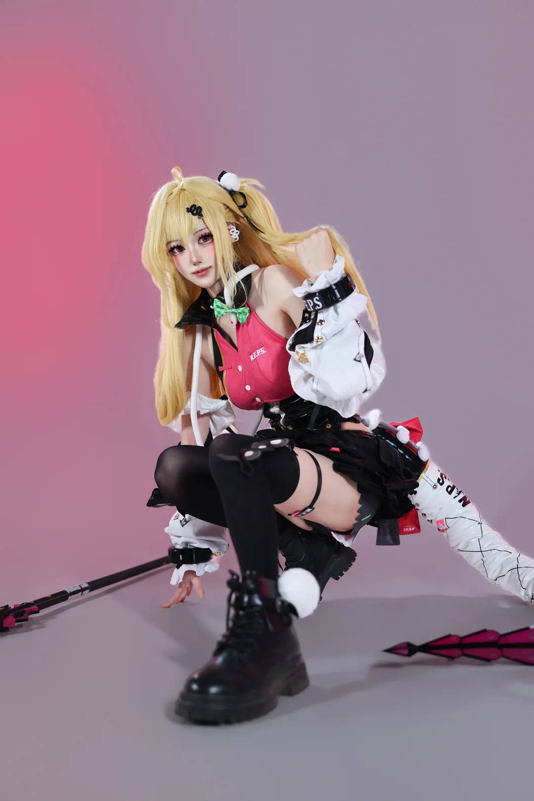 绝区零希希芙cos，长柄武器的力量感与少女感并存 - 第 1 张