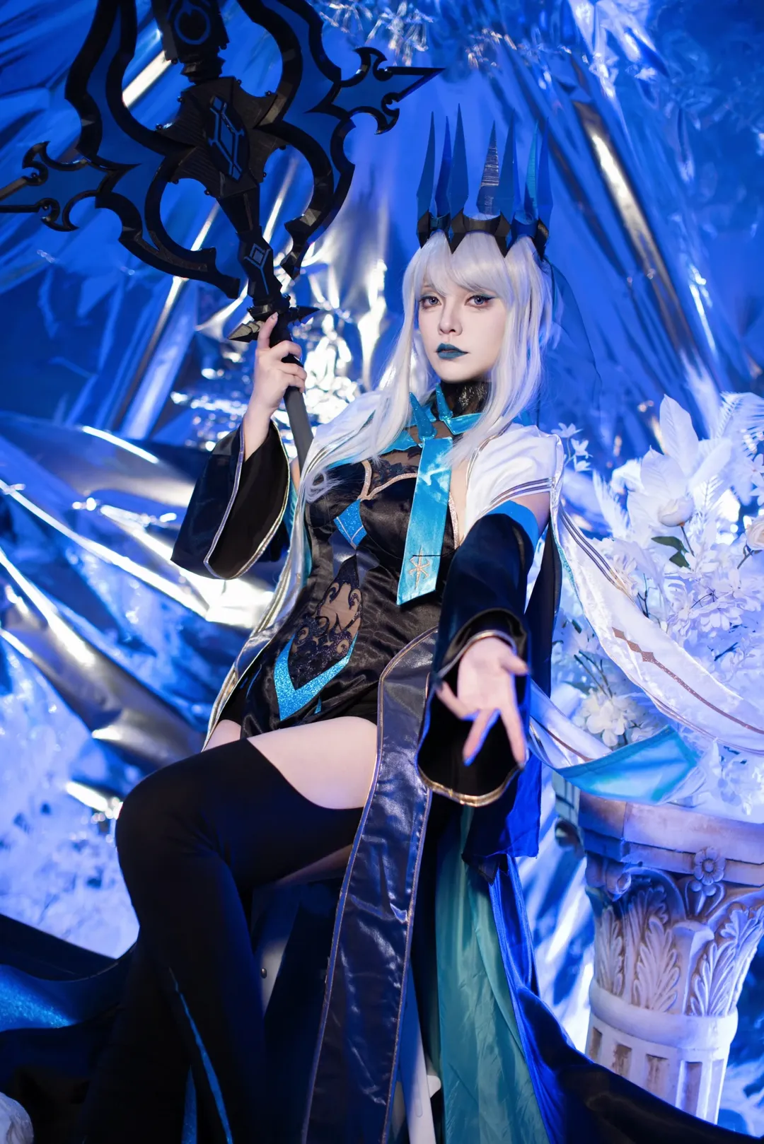 【摩根cos】fgo妖精女王，两米的法杖道具简直是体力考验