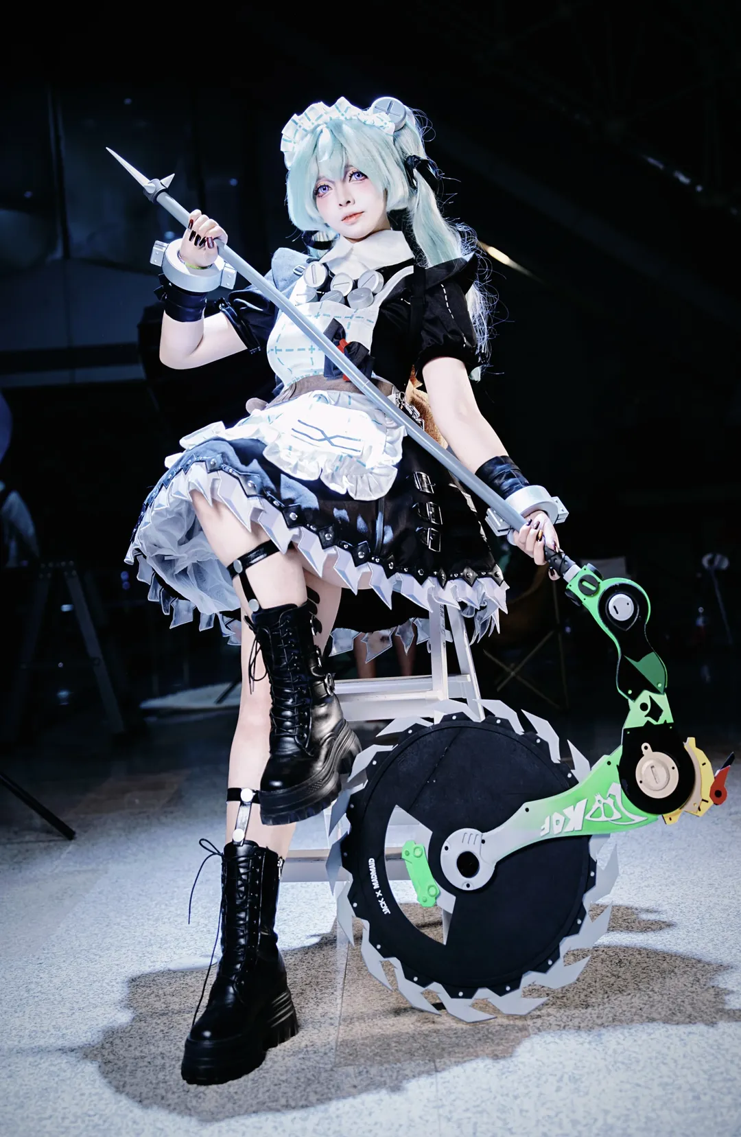 【可琳cos】绝区零维多利亚家政的圆锯女仆长，场照分享一下