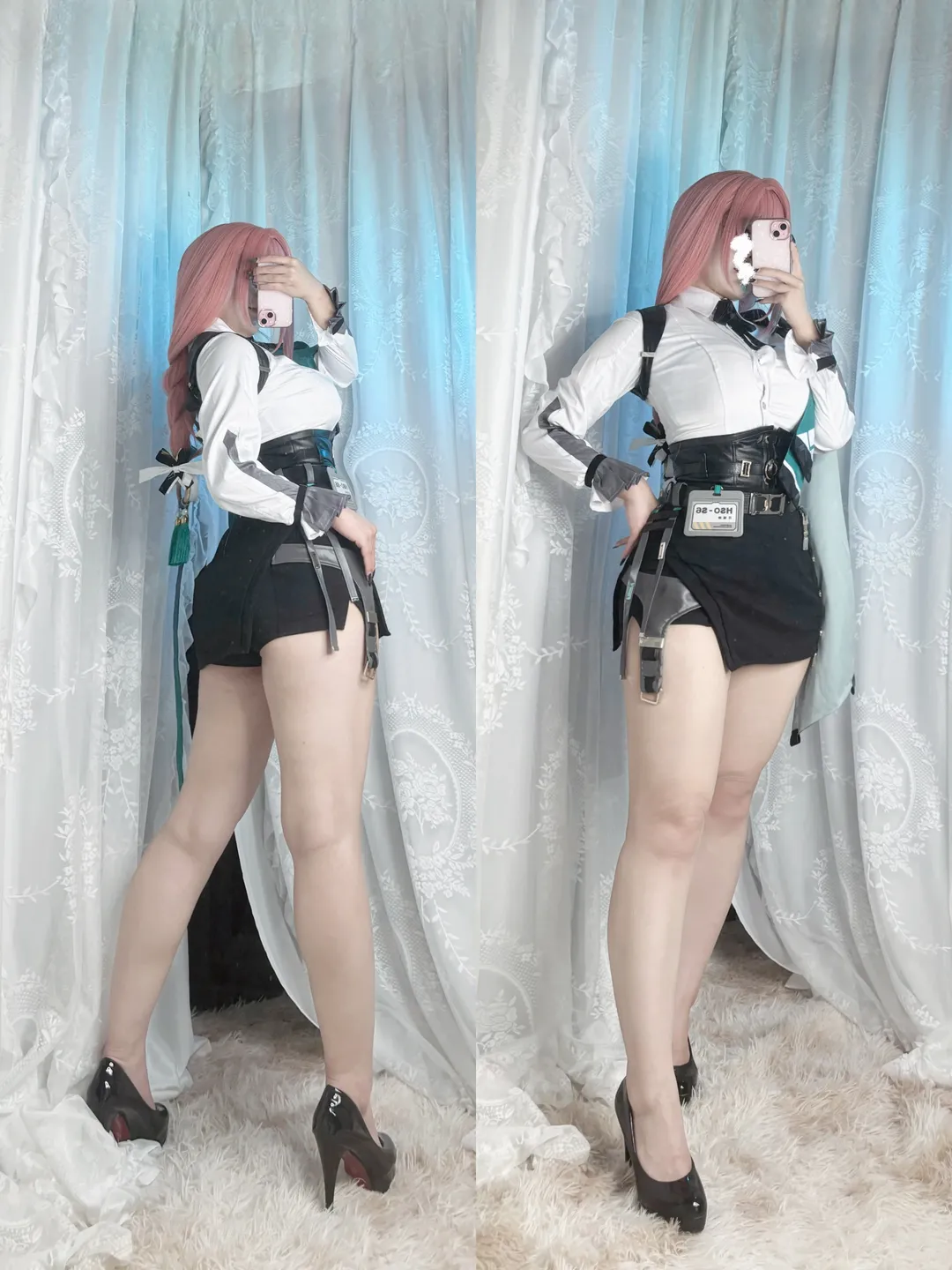 【月城柳コスプレ】対空六課の仕事ができるオフィス風コスプレコーディネート紹介 - 1 枚目