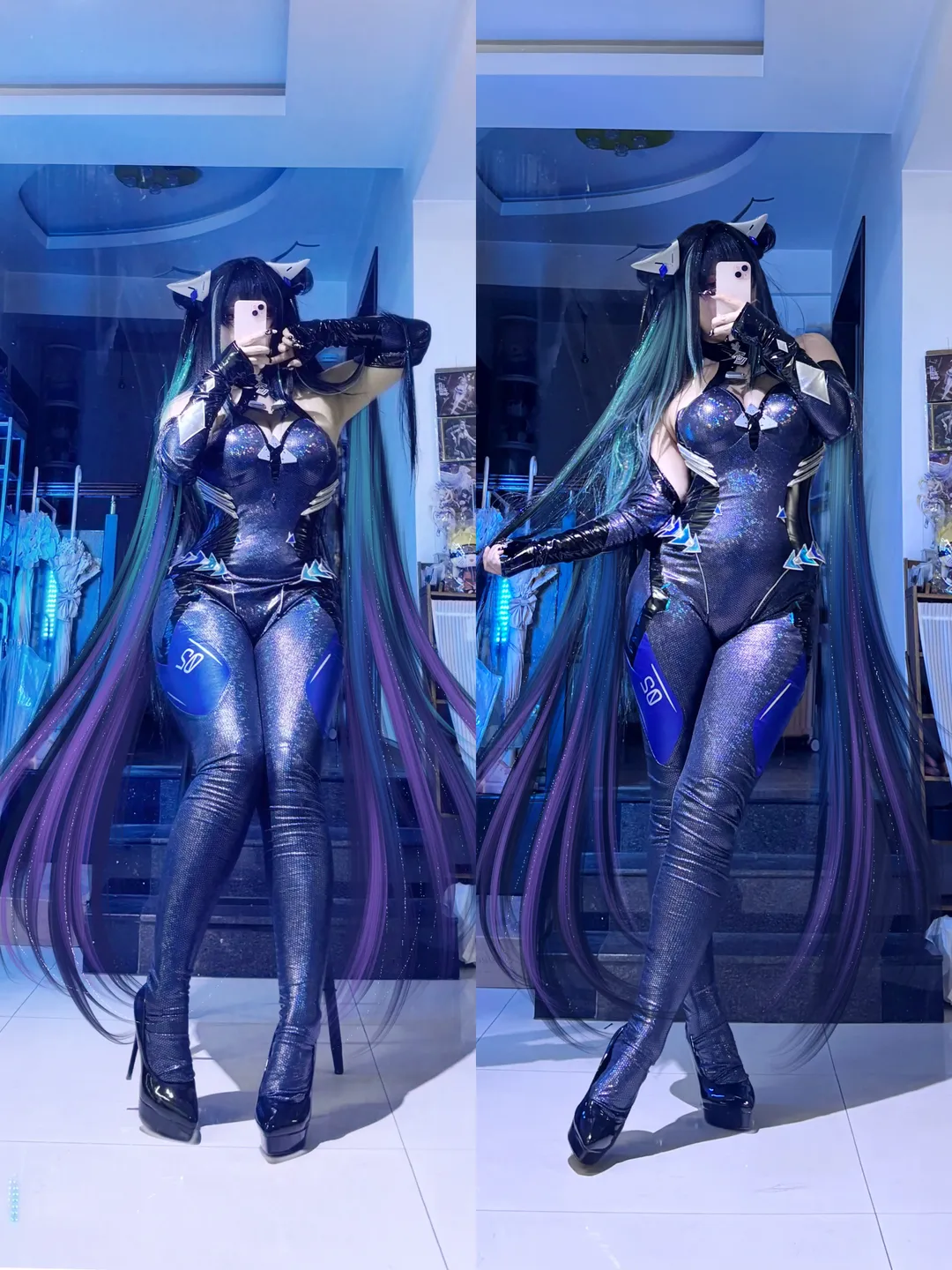 小美人鱼cos 胜利女神NIKKE深海试衣记录 - 第 1 张