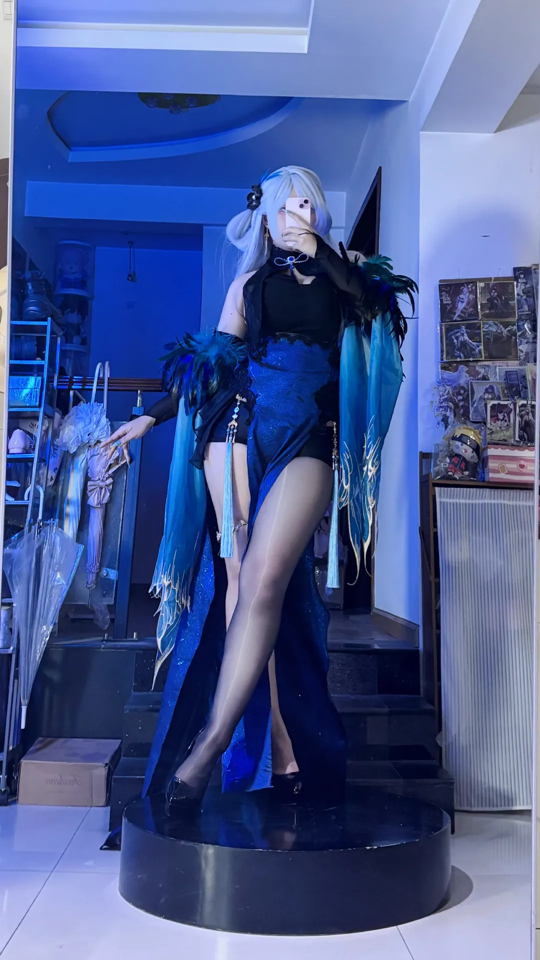 【彰武cos】碧蓝航线的东煌琢玉人，这套试衣造型的细节还原
