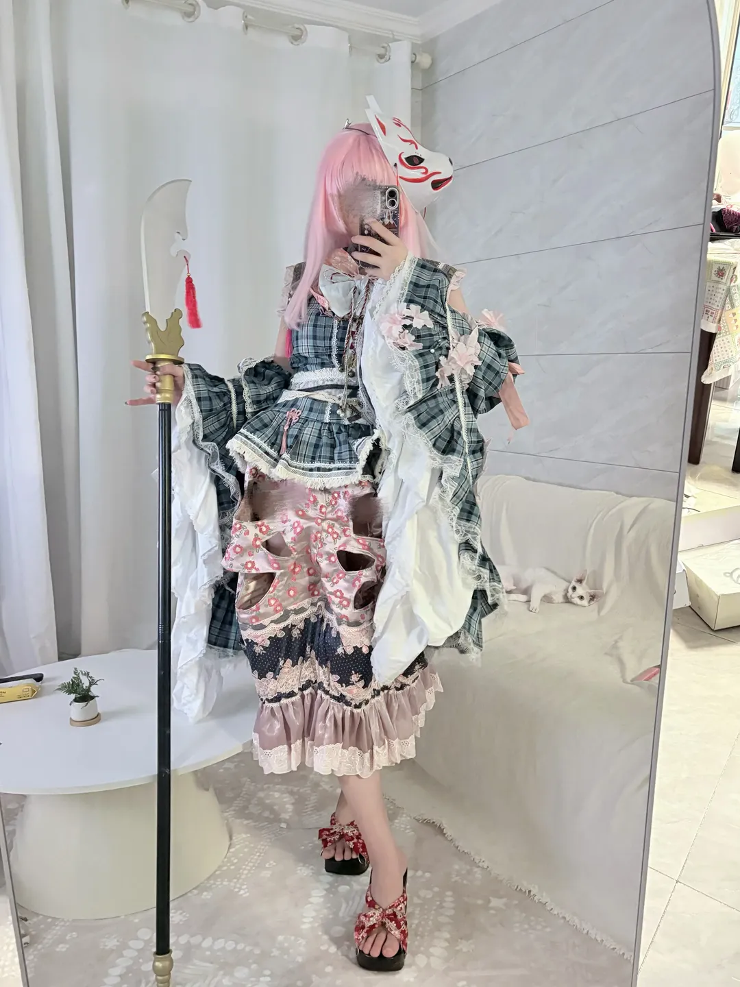 【东方Project试衣】层叠蕾丝与长柄武器的日常记录